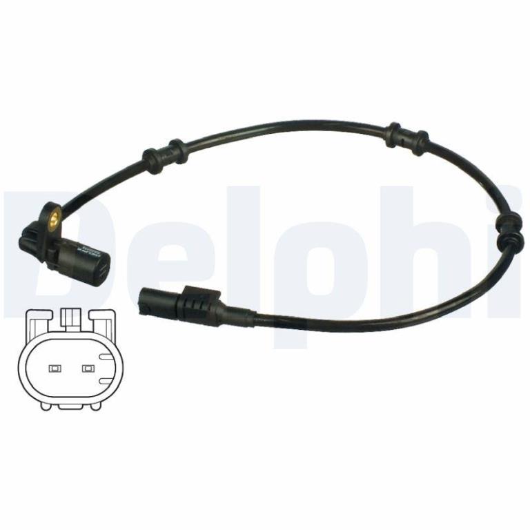 Capteur ABS (Capteur de vitesse de roue) DELPHI ref. SS20338