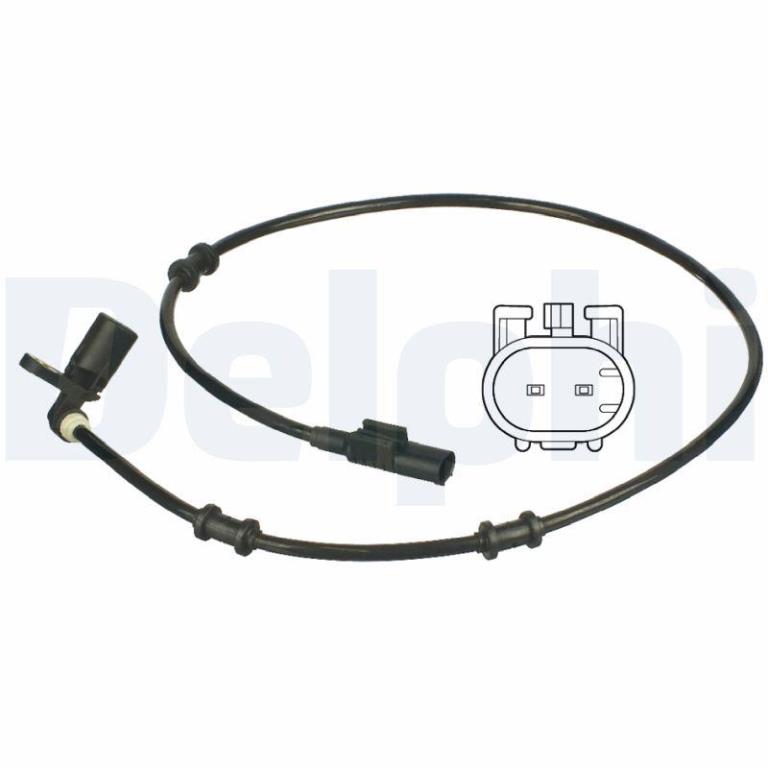 Capteur ABS (Capteur de vitesse de roue) DELPHI ref. SS20341
