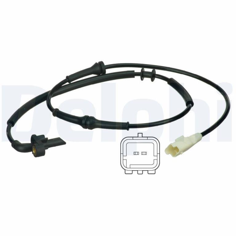 Capteur ABS (Capteur de vitesse de roue) DELPHI ref. SS20348