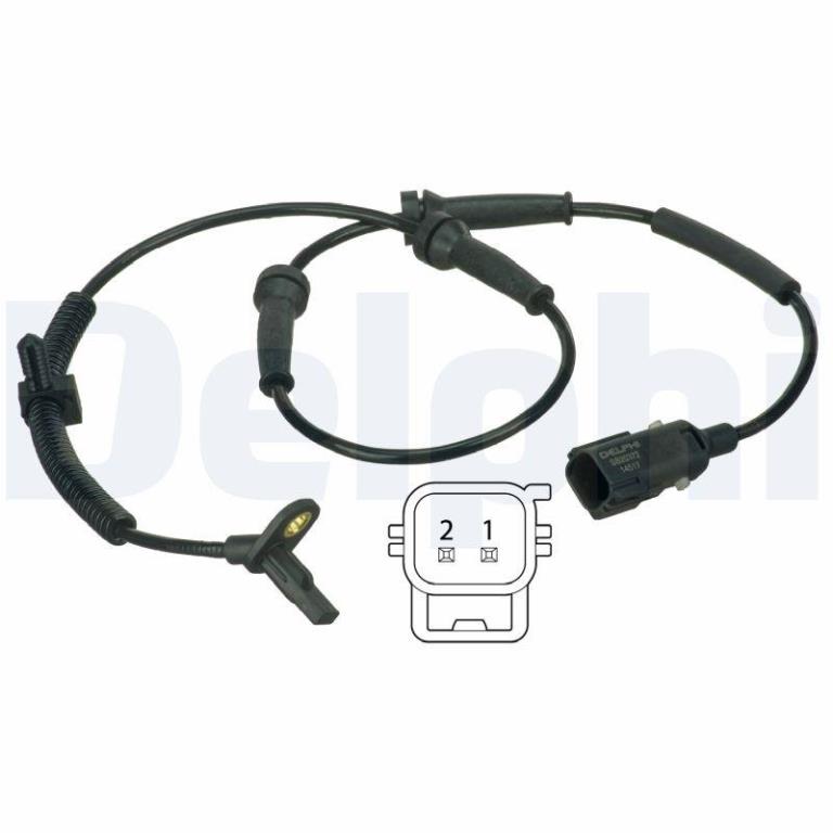 Capteur ABS (Capteur de vitesse de roue) DELPHI ref. SS20372