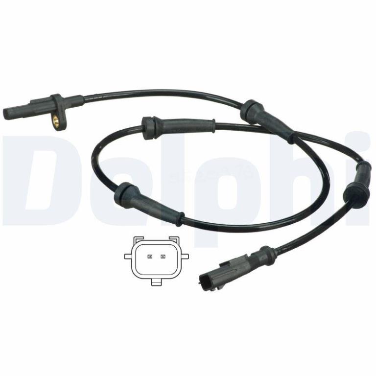 Capteur ABS (Capteur de vitesse de roue) DELPHI ref. SS20376