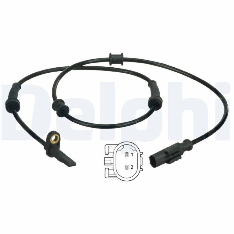 Capteur ABS (Capteur de vitesse de roue) DELPHI ref. SS20388