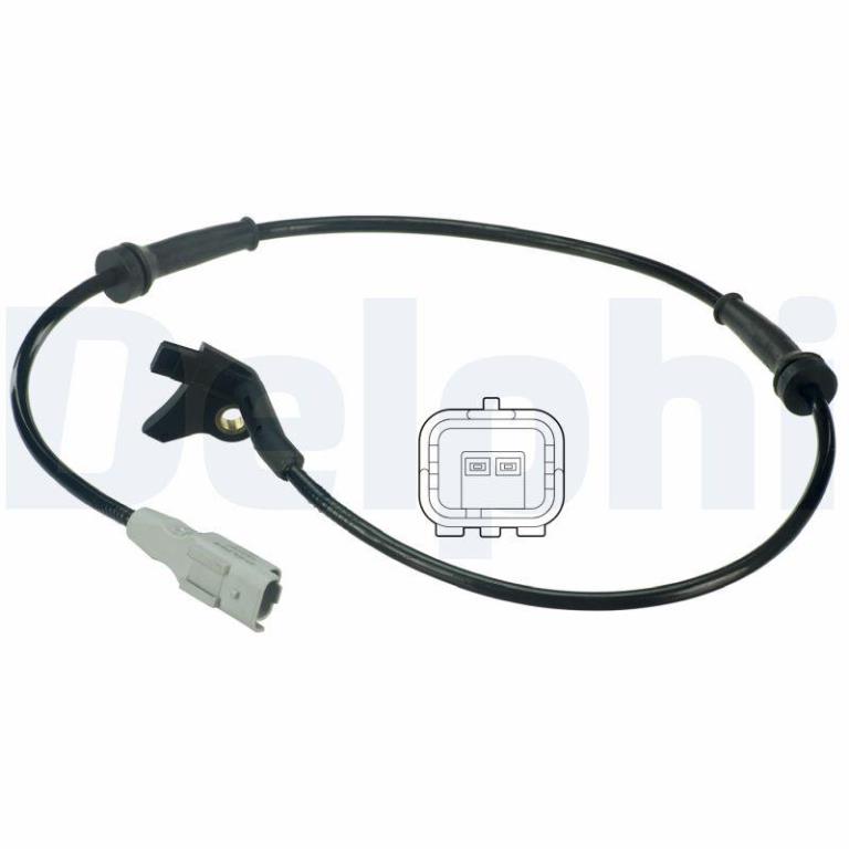 Capteur ABS (Capteur de vitesse de roue) DELPHI ref. SS20397