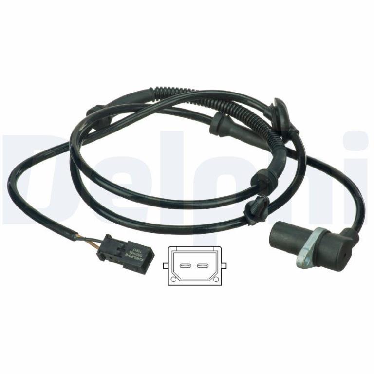 Capteur ABS (Capteur de vitesse de roue) DELPHI ref. SS20406