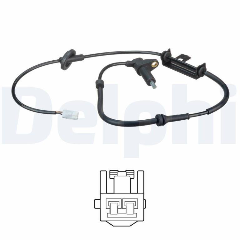 Capteur ABS (Capteur de vitesse de roue) DELPHI ref. SS20506