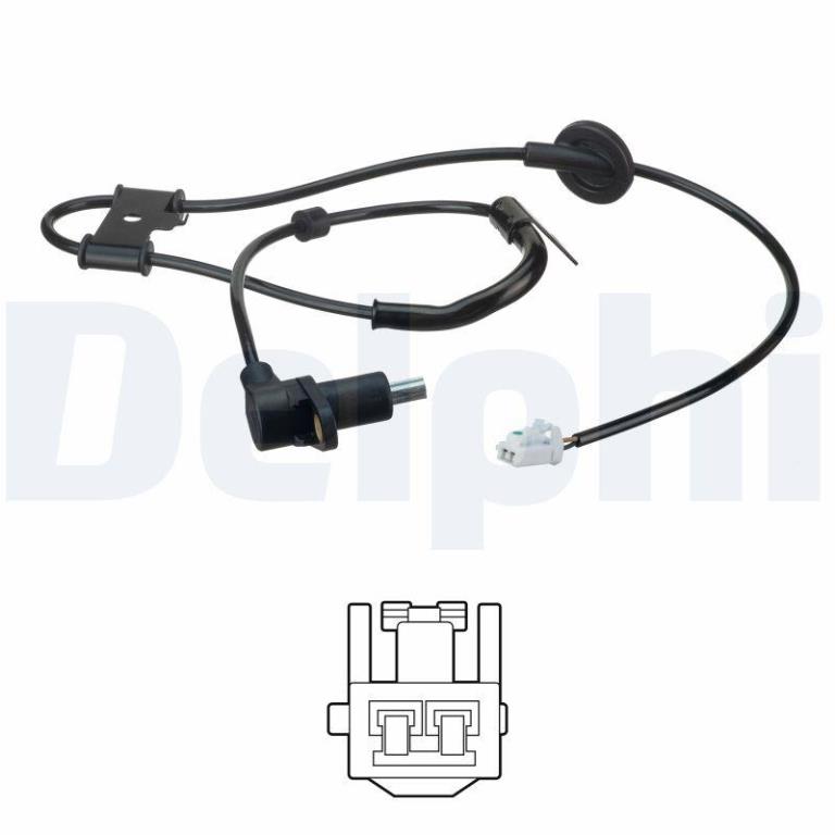 Capteur ABS (Capteur de vitesse de roue) DELPHI ref. SS20527