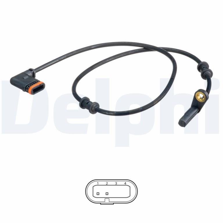 Capteur ABS (Capteur de vitesse de roue) DELPHI ref. SS20550