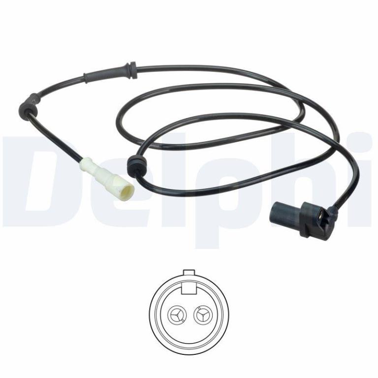 Capteur ABS (Capteur de vitesse de roue) DELPHI ref. SS20589