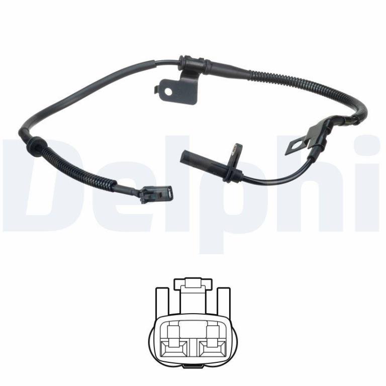 Capteur ABS (Capteur de vitesse de roue) DELPHI SS20620