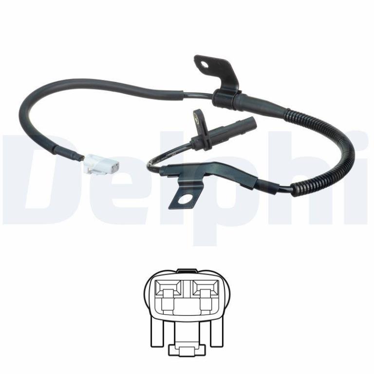 Capteur ABS (Capteur de vitesse de roue) DELPHI ref. SS20621