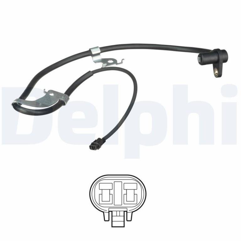 Capteur ABS (Capteur de vitesse de roue) DELPHI ref. SS20632