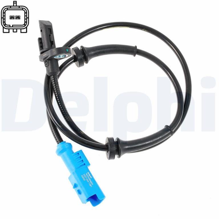 Capteur ABS (Capteur de vitesse de roue) DELPHI ref. SS21255-12B1