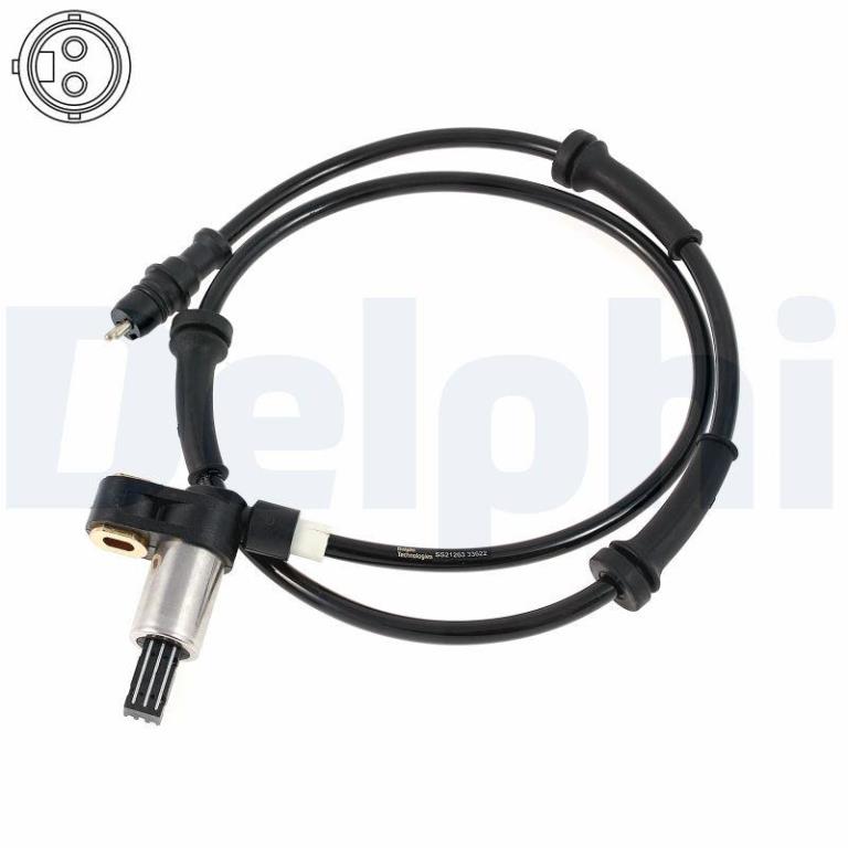 Capteur ABS (Capteur de vitesse de roue) DELPHI ref. SS21263-12B1
