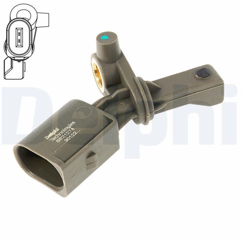 Capteur ABS (Capteur de vitesse de roue) DELPHI ref. SS21274-12B1