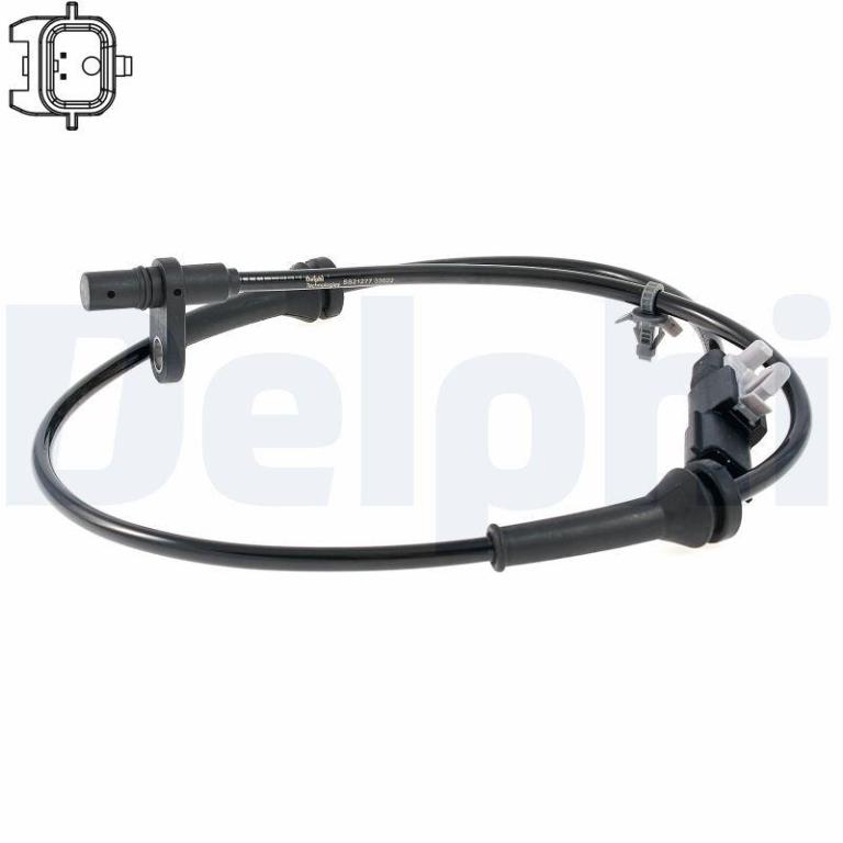 Capteur ABS (Capteur de vitesse de roue) DELPHI ref. SS21277-12B1