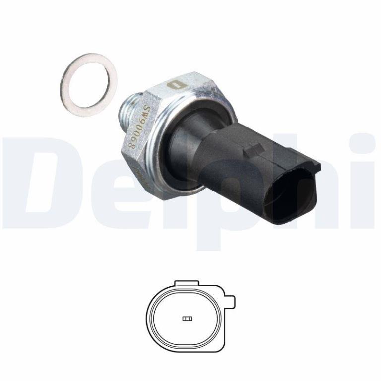 Pressostat d'huile (Capteur pression d'huile) DELPHI ref. SW90068