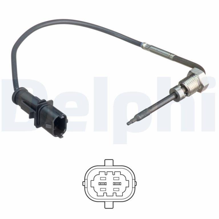Sensor, temperatura gas de escape DELPHI TS30239
