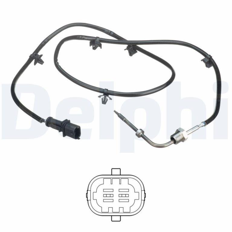 Sensor, temperatura gas de escape DELPHI ref. TS30243