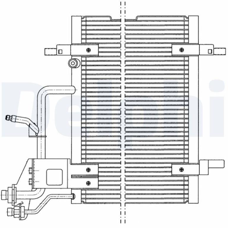 Condensador, aire acondicionado DELPHI ref. TSP0225011