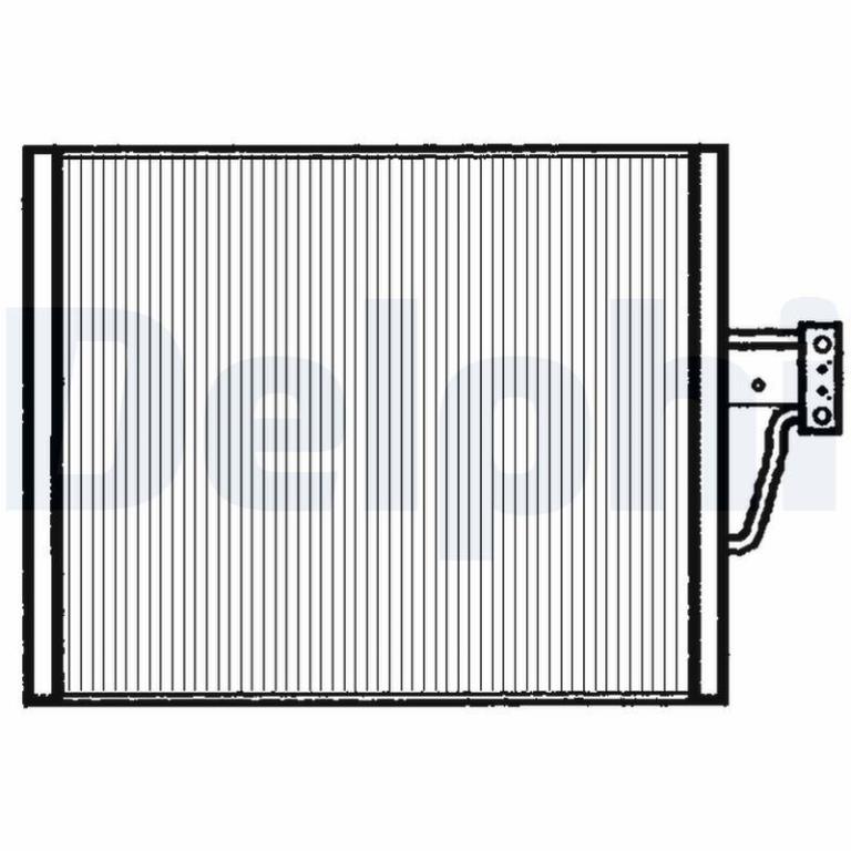Condenseur, climatisation (Radiateur de climatisation) DELPHI ref. TSP0225018