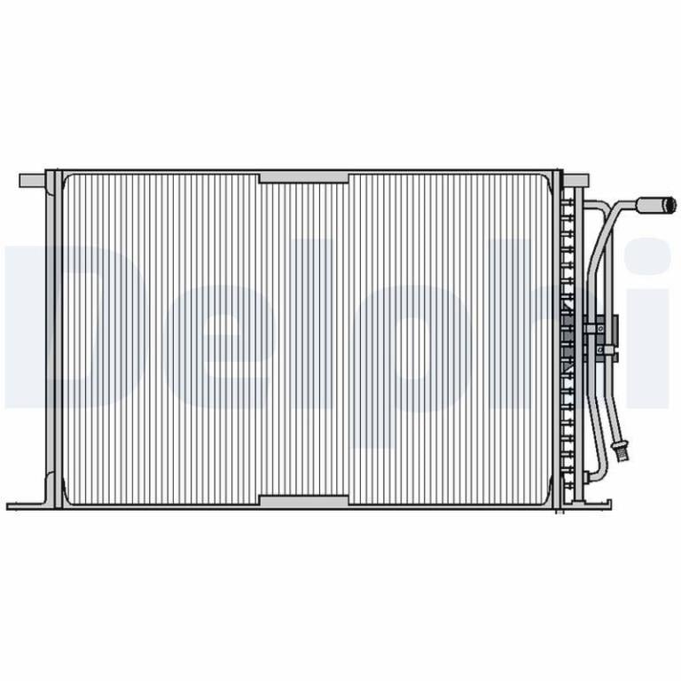 Condenseur, climatisation (Radiateur de climatisation) DELPHI ref. TSP0225026