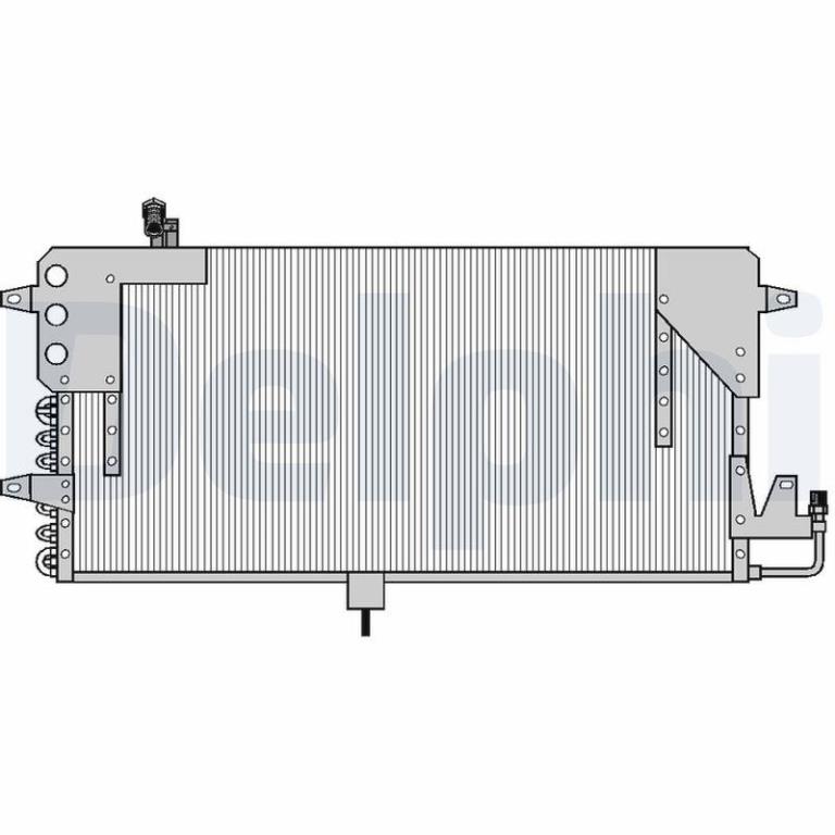 Condenseur, climatisation (Radiateur de climatisation) DELPHI ref. TSP0225073