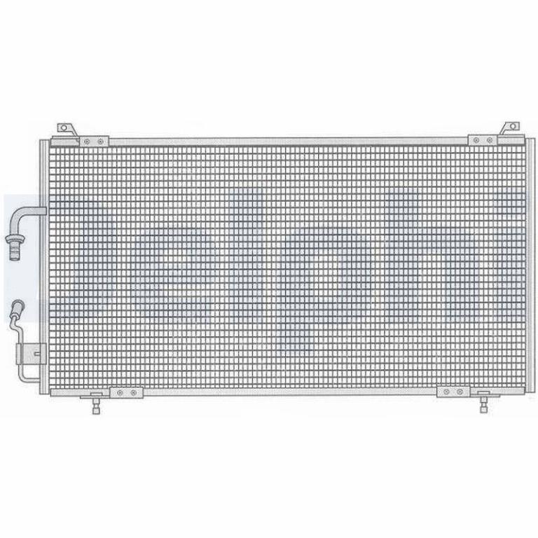 Condenseur, climatisation (Radiateur de climatisation) DELPHI ref. TSP0225130