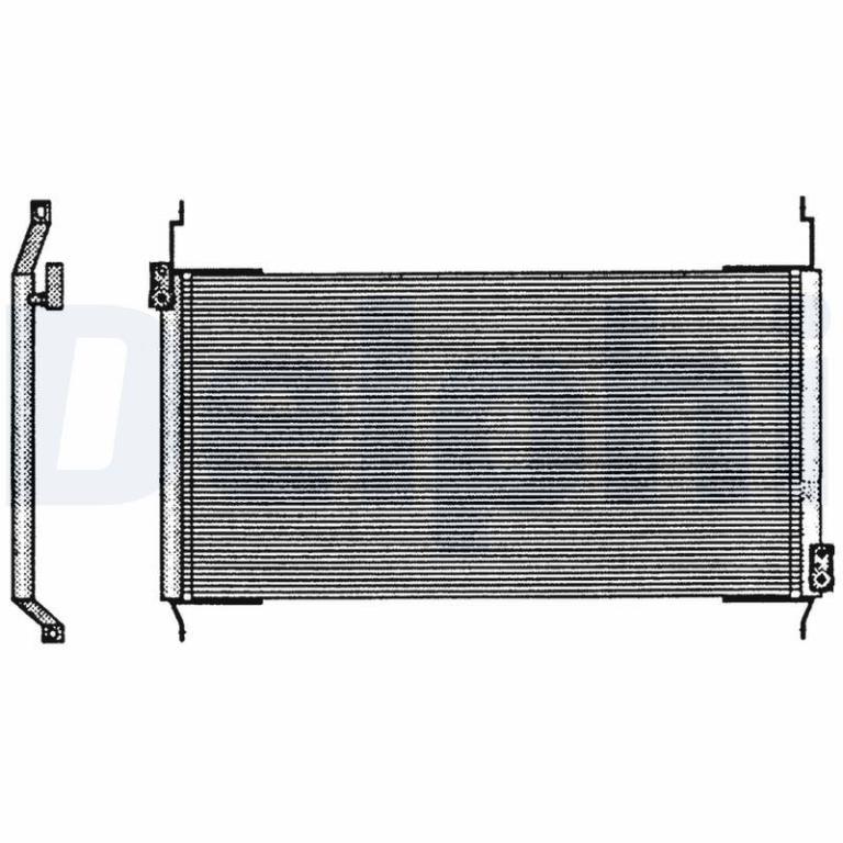 Condenseur, climatisation (Radiateur de climatisation) DELPHI ref. TSP0225160
