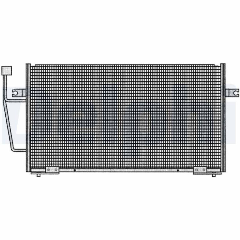 Condenseur, climatisation (Radiateur de climatisation) DELPHI TSP0225204