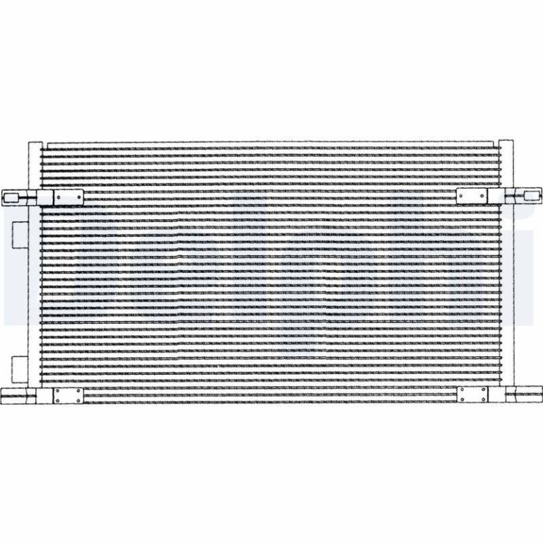Condensador, aire acondicionado DELPHI ref. TSP0225212