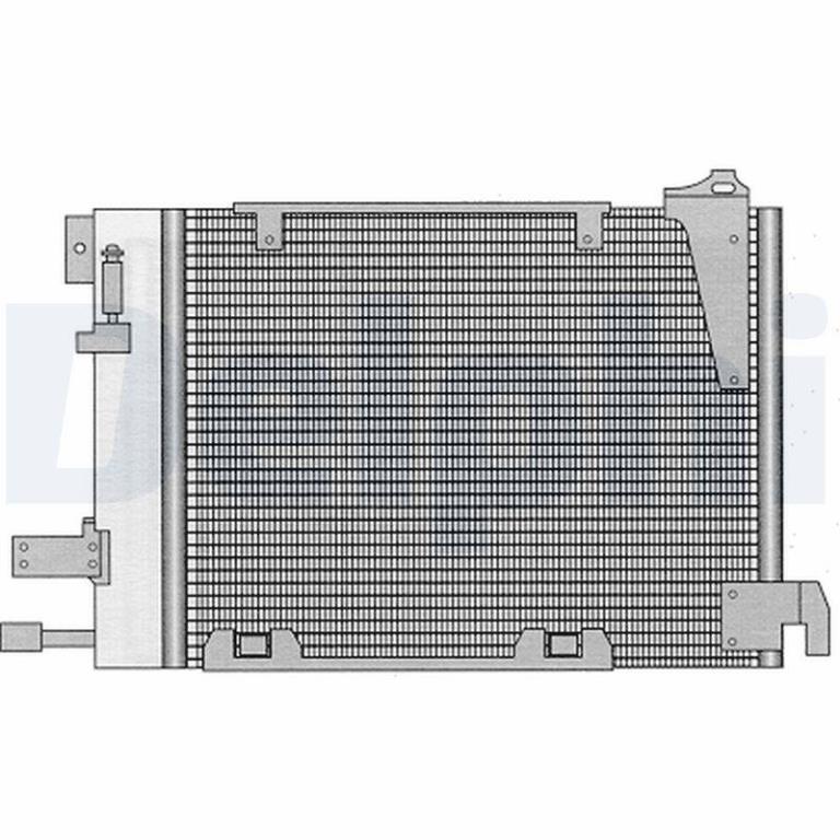 Condenseur, climatisation (Radiateur de climatisation) DELPHI ref. TSP0225221
