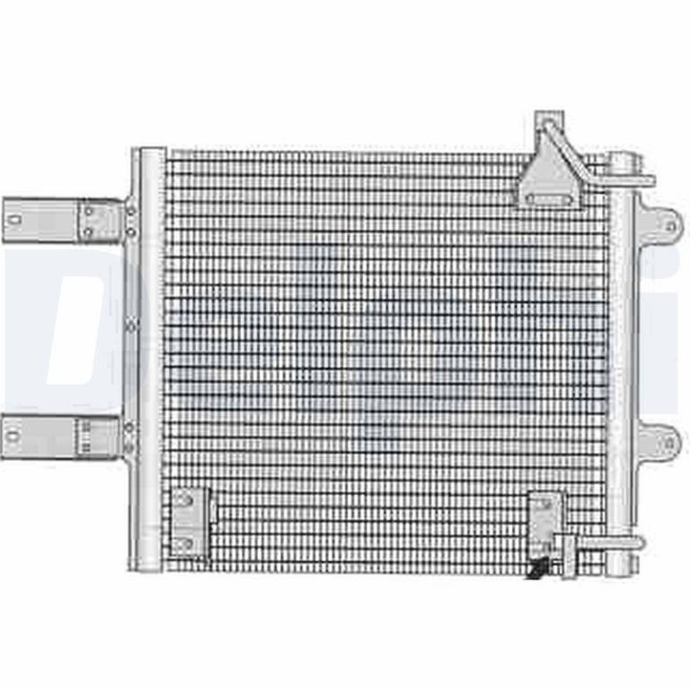Condenseur, climatisation (Radiateur de climatisation) DELPHI ref. TSP0225373