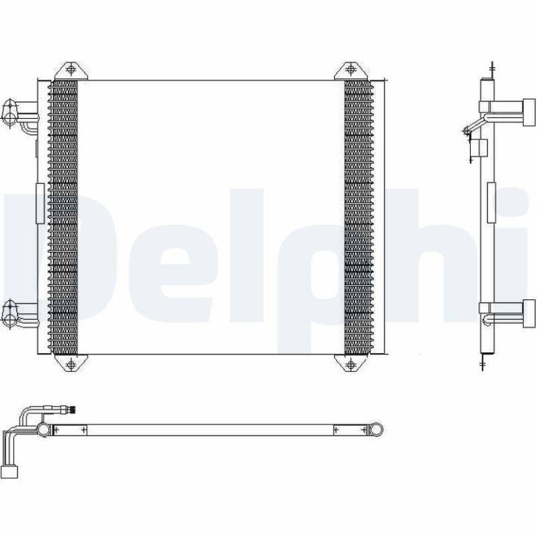 Condensador, aire acondicionado DELPHI ref. TSP0225407
