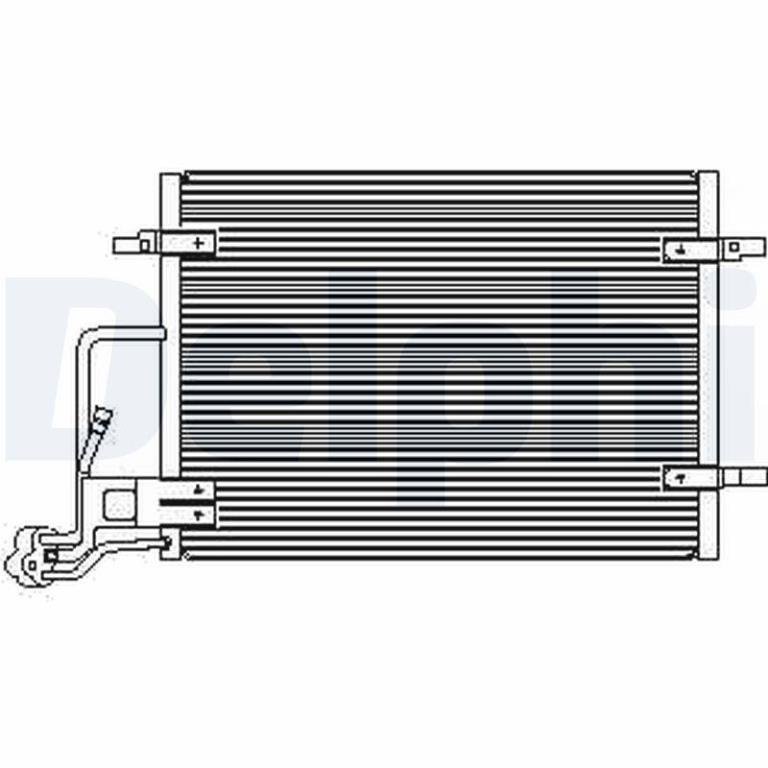 Condenseur, climatisation (Radiateur de climatisation) DELPHI ref. TSP0225453