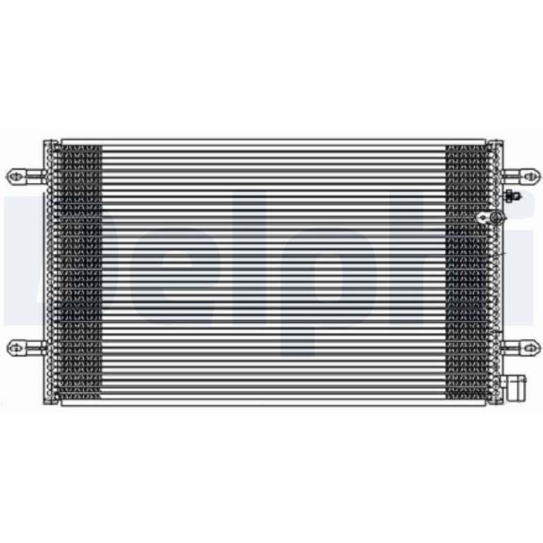 Condenseur, climatisation (Radiateur de climatisation) DELPHI ref. TSP0225591