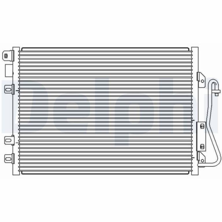 Condenseur, climatisation (Radiateur de climatisation) DELPHI ref. TSP0225620