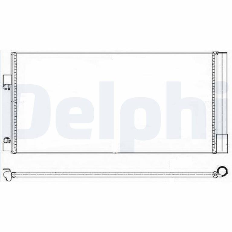 Condensador, aire acondicionado DELPHI ref. TSP0225638