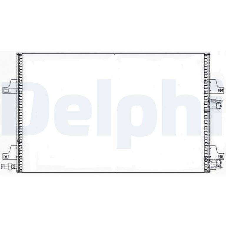 Condenseur, climatisation (Radiateur de climatisation) DELPHI ref. TSP0225639