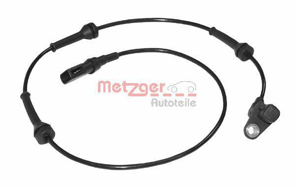 Capteur ABS (Capteur de vitesse de roue) METZGER 0900022