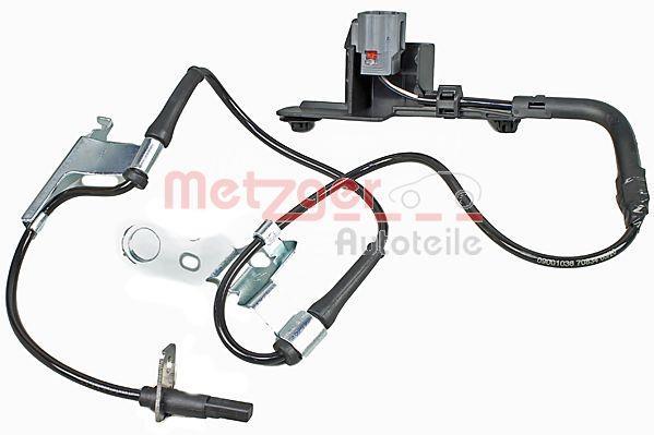Capteur ABS (Capteur de vitesse de roue) METZGER ref. 09001036