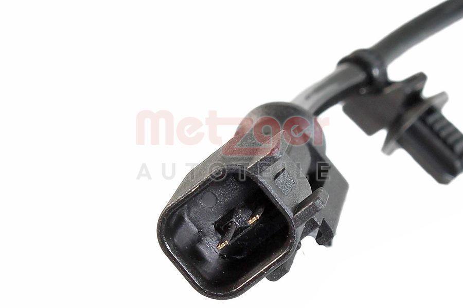 Capteur ABS (Capteur de vitesse de roue) METZGER 09001512