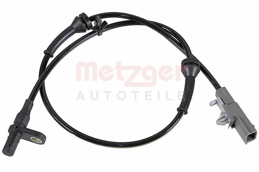 Capteur ABS (Capteur de vitesse de roue) METZGER 09001519