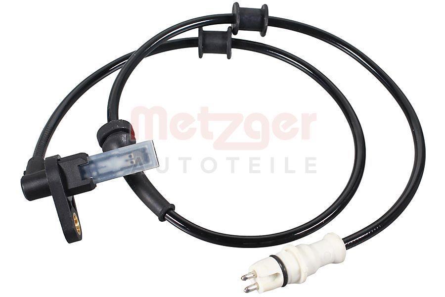 Capteur ABS (Capteur de vitesse de roue) METZGER ref. 09001531
