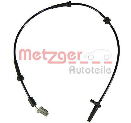 Capteur ABS (Capteur de vitesse de roue) METZGER 0900510