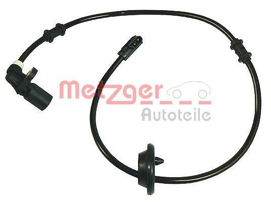 Capteur ABS (Capteur de vitesse de roue) METZGER 0900665