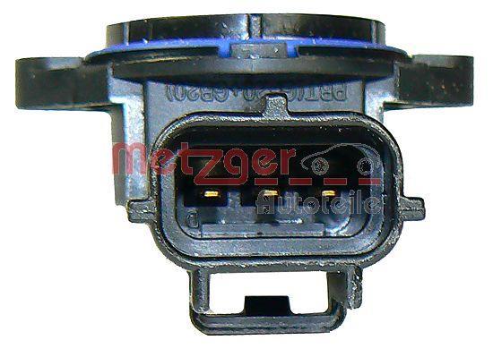 Sensor de posição, borboleta de admissão METZGER ref. 0904007