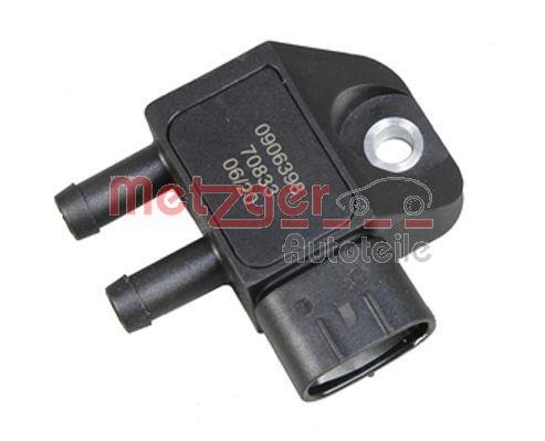 Sensor, presión gas de escape METZGER ref. 0906398