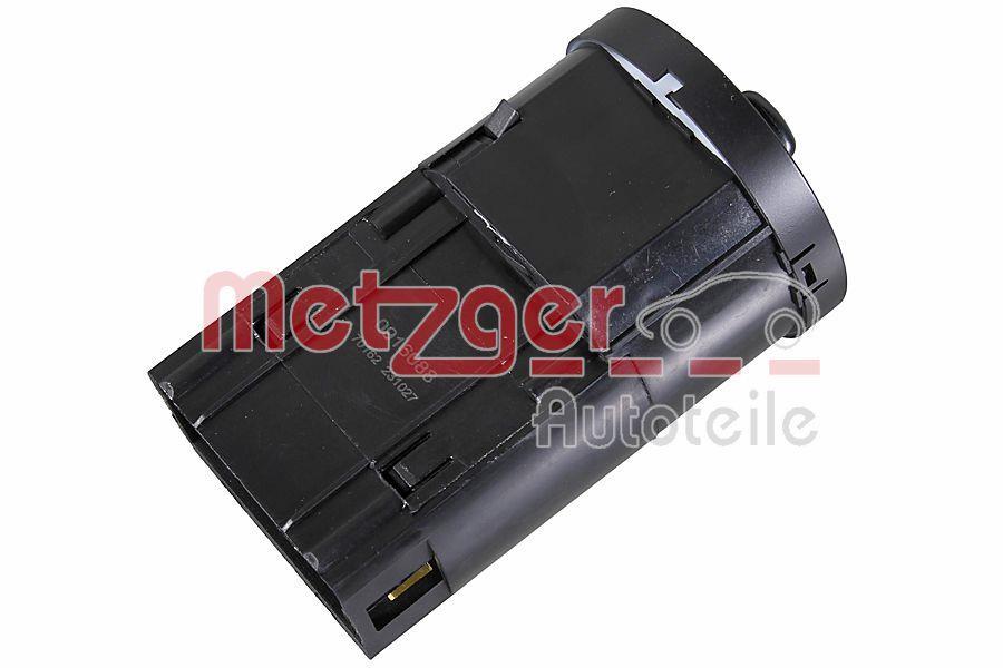 Interruptor, luz principal (Mando de luces) METZGER 0916088