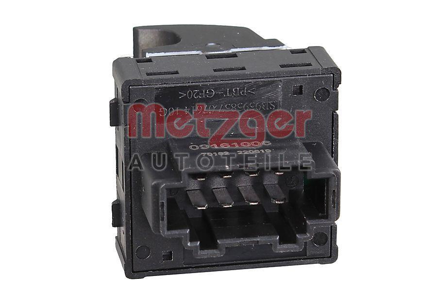 Interruptor, elevalunas METZGER 09161006