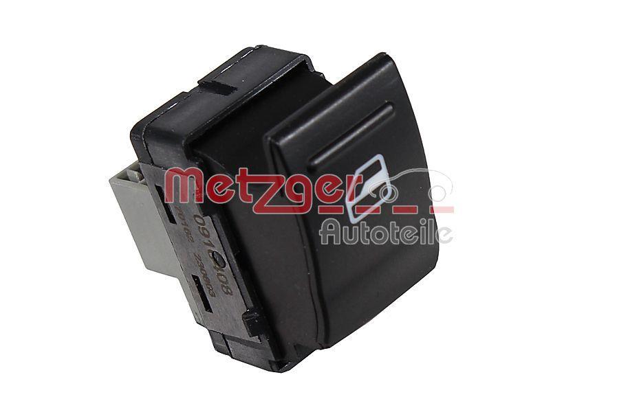Interrupteur, lève-vitre (Bouton de lève-vitre) METZGER 0916408